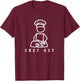 Chef Guy | Chef Design Cooking T-Shirt - T-Shirt | Maroon