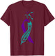 Feather Suicide Prevention Awareness You Matter Purple Teal T-Shirt - T-Shirt | Maroon