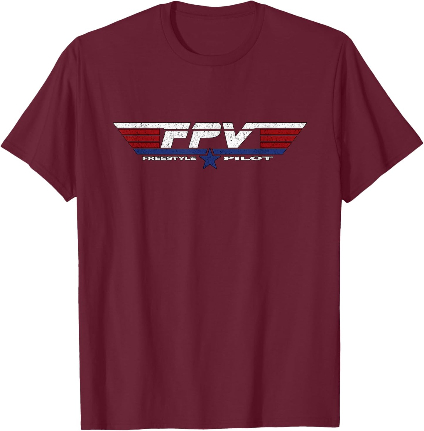 FPV Freestyle Pilot Shirt Drone Pilot Drone Racer T-Shirt - T-Shirt | Maroon