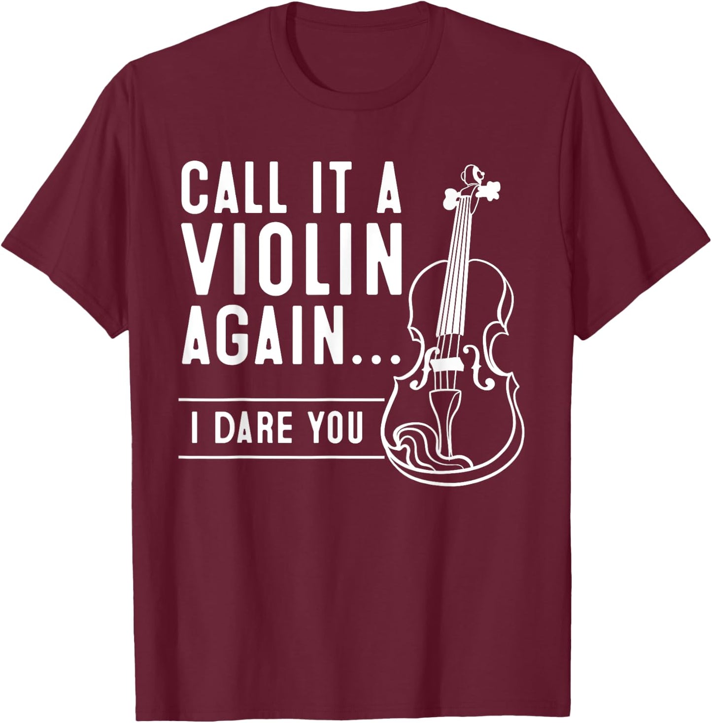Funny Viola Player Novelty Gift Violin Student Boys Girls T-Shirt - T-Shirt | Maroon