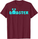 Dadster Monster Dad Funny Halloween Father Daddy T-Shirt - T-Shirt | Maroon