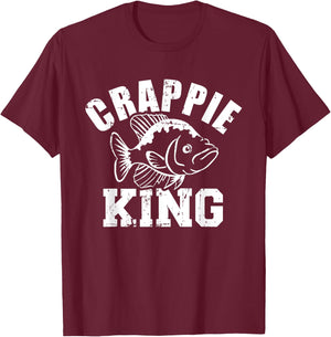 Crappie king T-Shirt - T-Shirt | Maroon