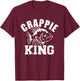 Crappie king T-Shirt - T-Shirt | Maroon