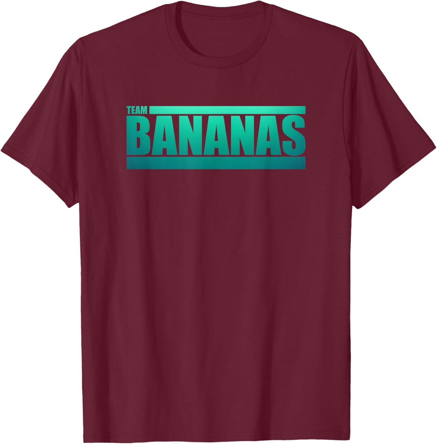 Team Bananas Challenge T-Shirt - T-Shirt | Maroon