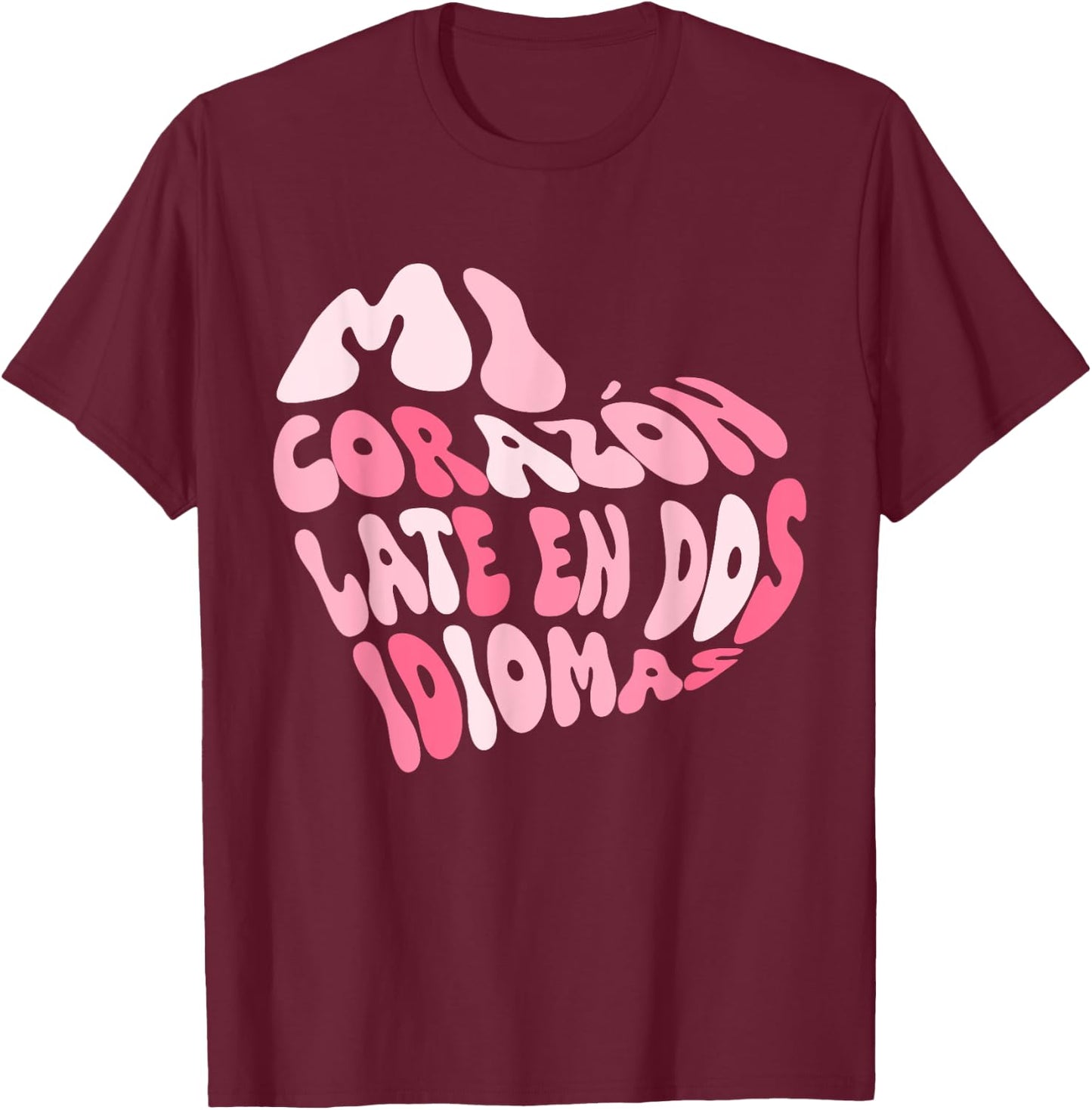 Espanol Hispanic Teacher Maestra Spanish Teacher Women Girls Kids T-Shirt - T-Shirt | Maroon