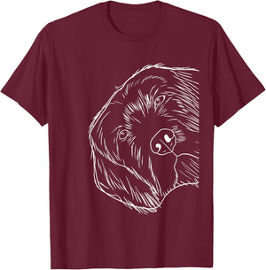 Funny Dog Pudelpointer Women Girls Kids T-Shirt - T-Shirt | Maroon
