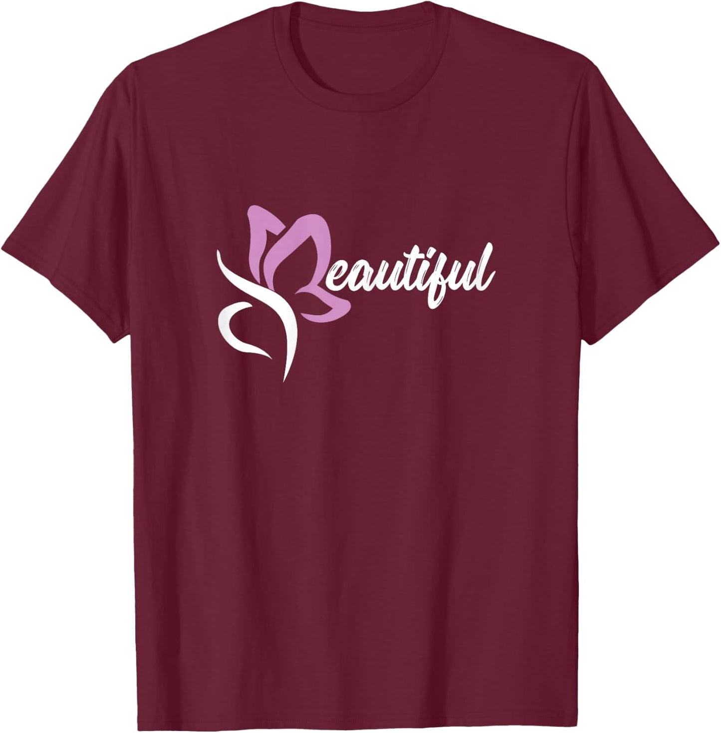 Eating Disorder Anorexia Bulimia Awareness Warrior Recovery T-Shirt - T-Shirt | Maroon