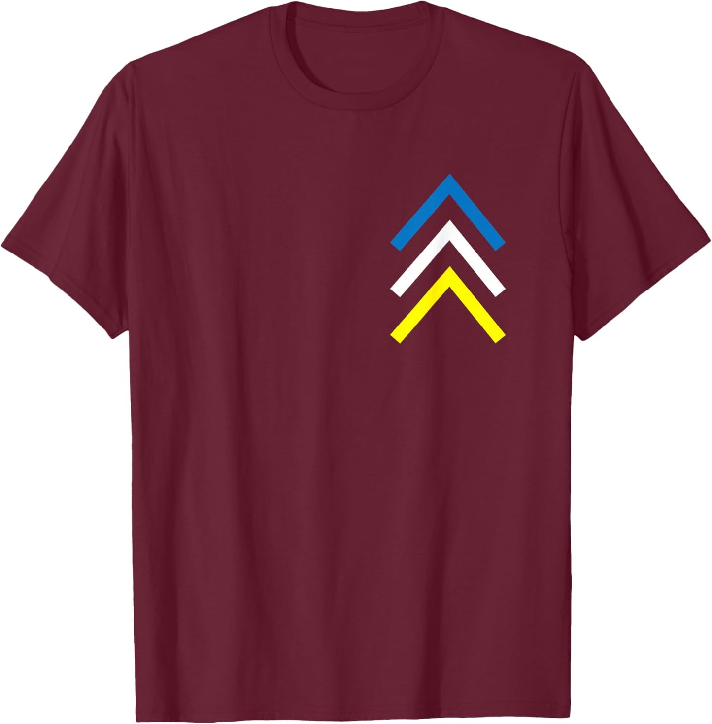 Down Syndrome Three Chromosome Arrows Awareness Month T-Shirt - T-Shirt | Maroon