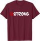 lafd Strong Powerful T-Shirt - T-Shirt | Maroon