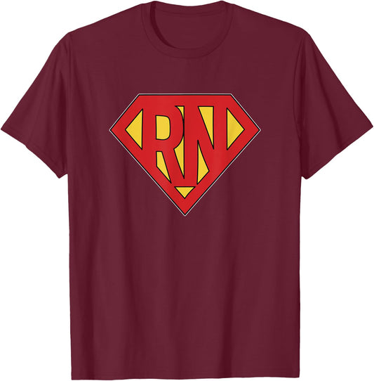 Super Nurse Shirt for Registered Nurse RN T-Shirt - T-Shirt | Maroon