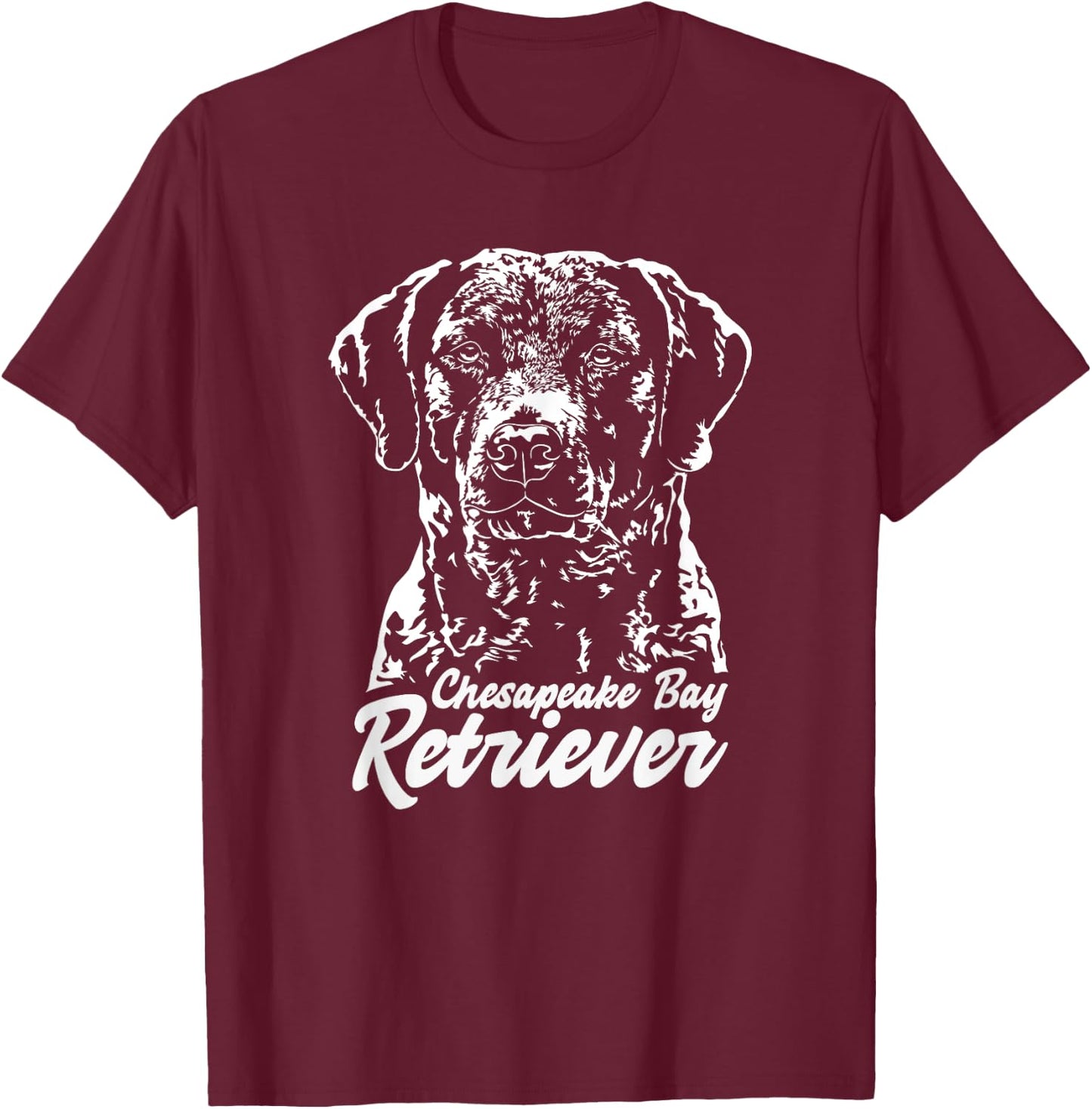 Funny Proud Chesapeake Bay Retriever dog portrait gift Women T-Shirt - T-Shirt | Maroon