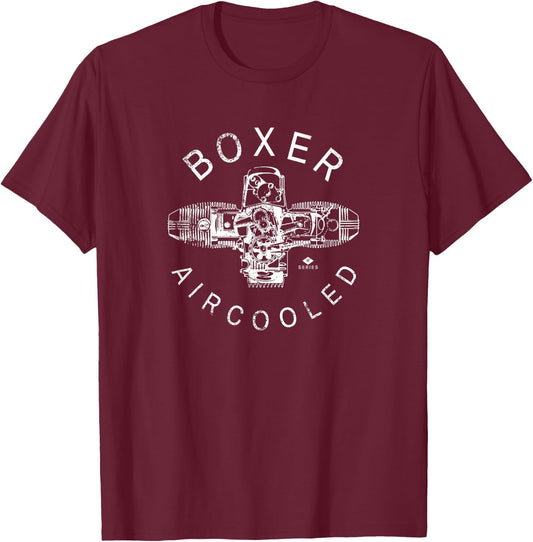 Boxer Engine Series R | Motorcycle | Boxer Engine T-Shirt - T-Shirt | Maroon