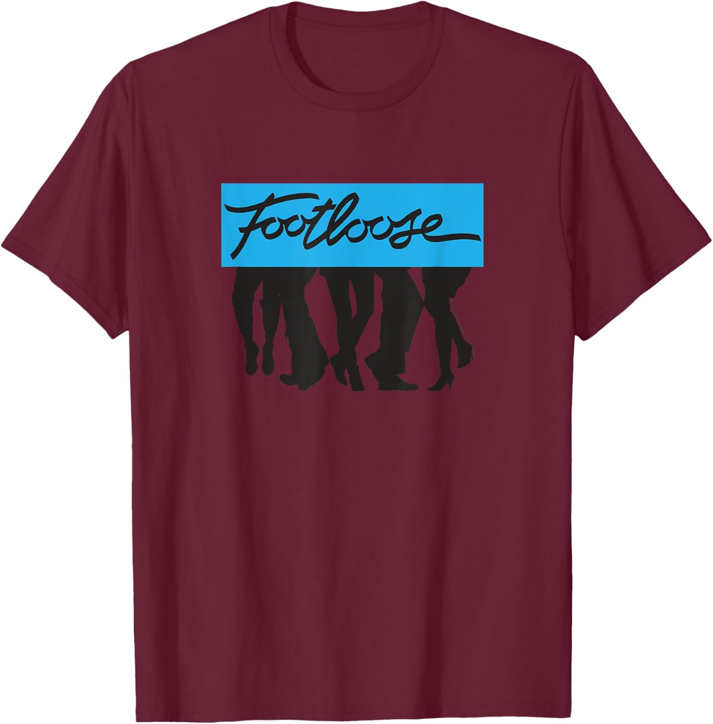 Footloose Dancing Feet T-Shirt - T-Shirt | Maroon