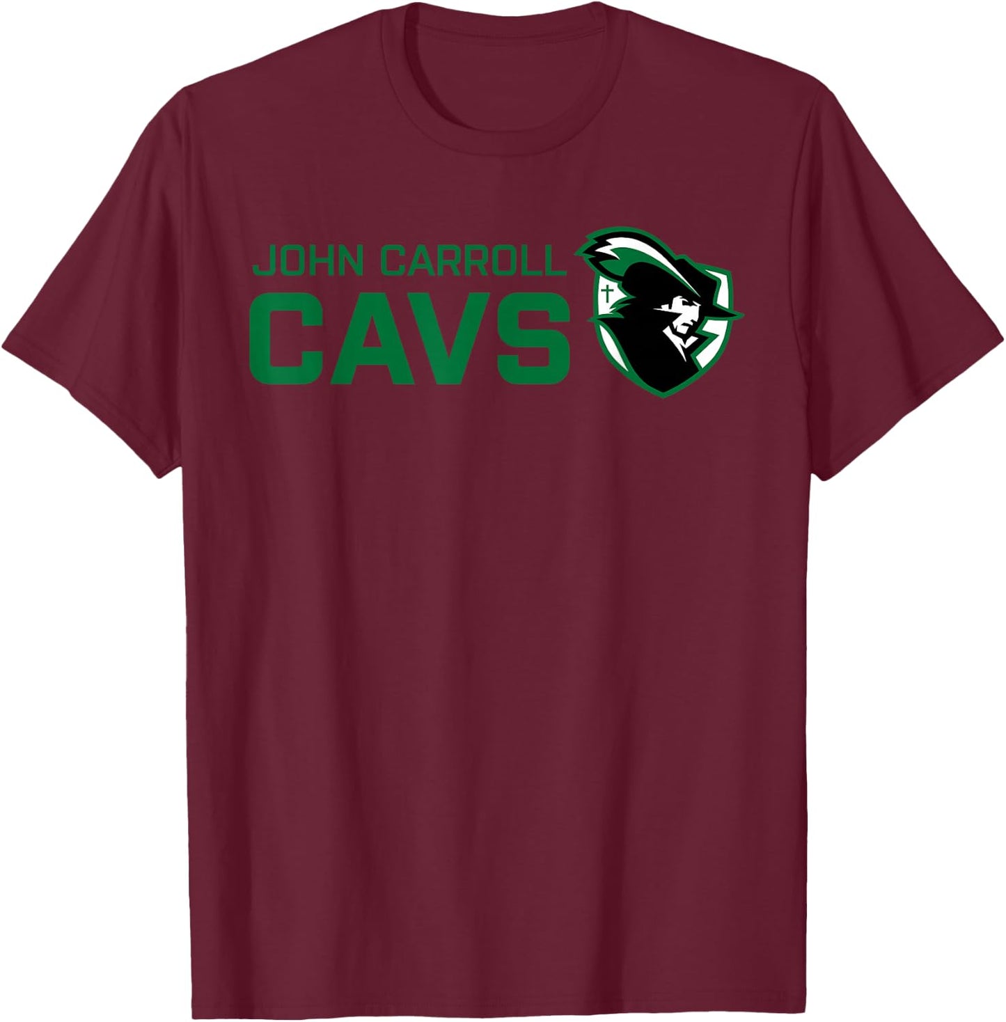 John Carroll Catholic High School Cavaliers T-Shirt - T-Shirt | Maroon