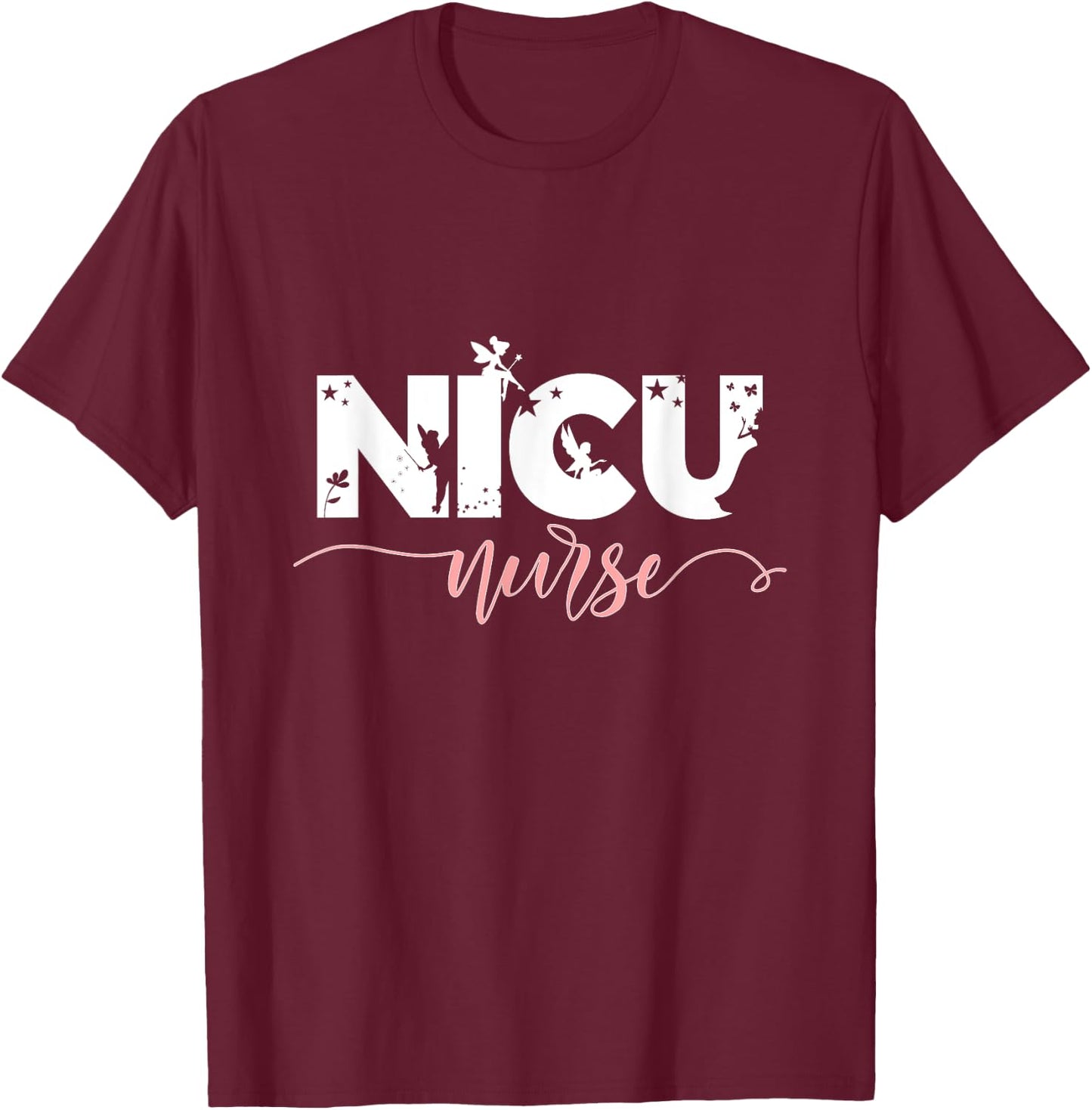 NICU Nurse - Neonatal Nurse Outfit Nicu Nurse Gifts Ideas T-Shirt - T-Shirt | Maroon
