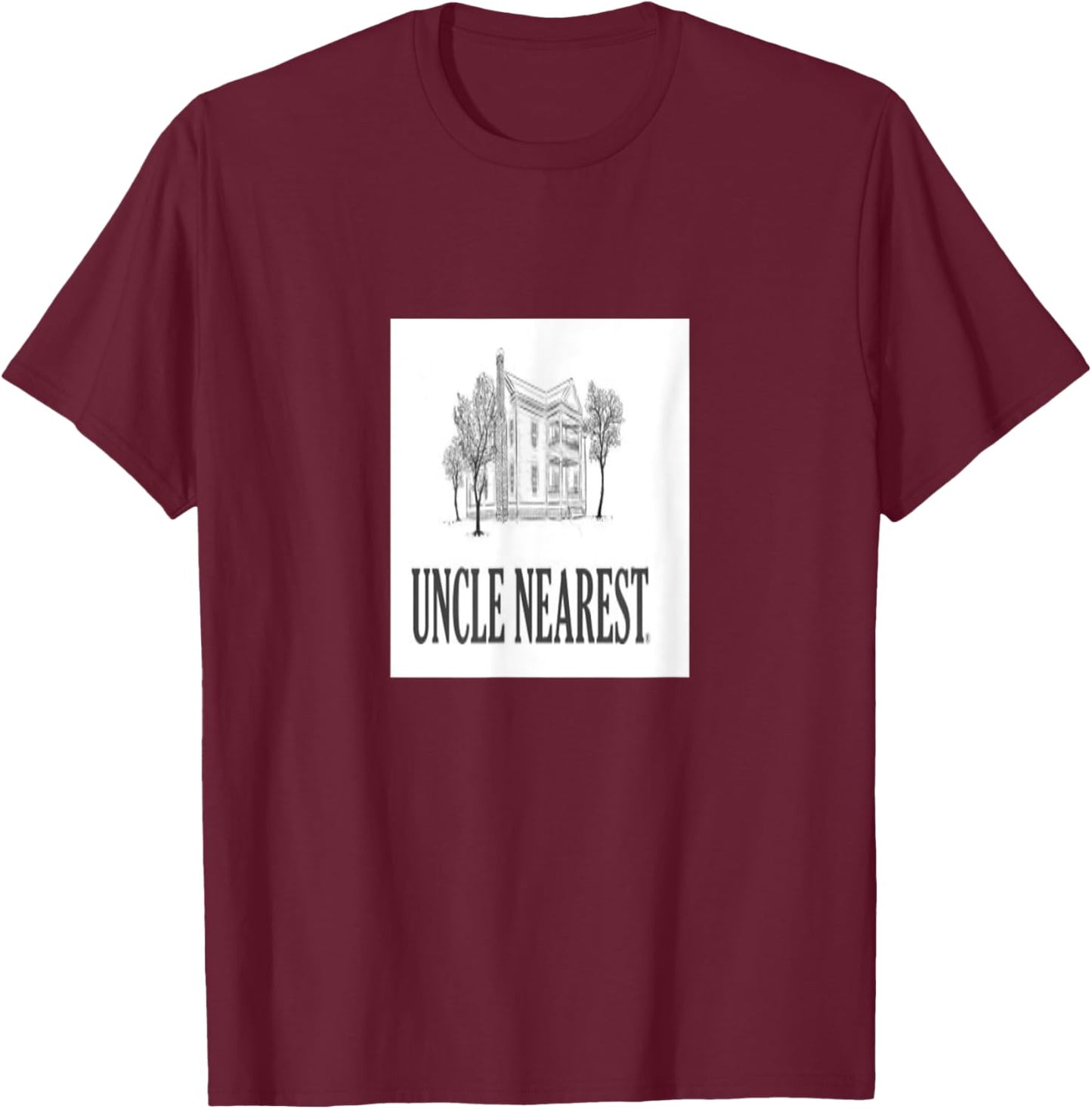In Spite Of Clothing Uncle Nearest T-Shirt - T-Shirt | Maroon