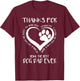 Thanks For Loving Me Happy Father's Day Best Dog Dad Ever Women Kids T-Shirt - T-Shirt | Maroon