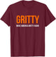 MAKE AMERICA GRITTY AGAIN Motivational Inspirational Funny T-Shirt - T-Shirt | Maroon