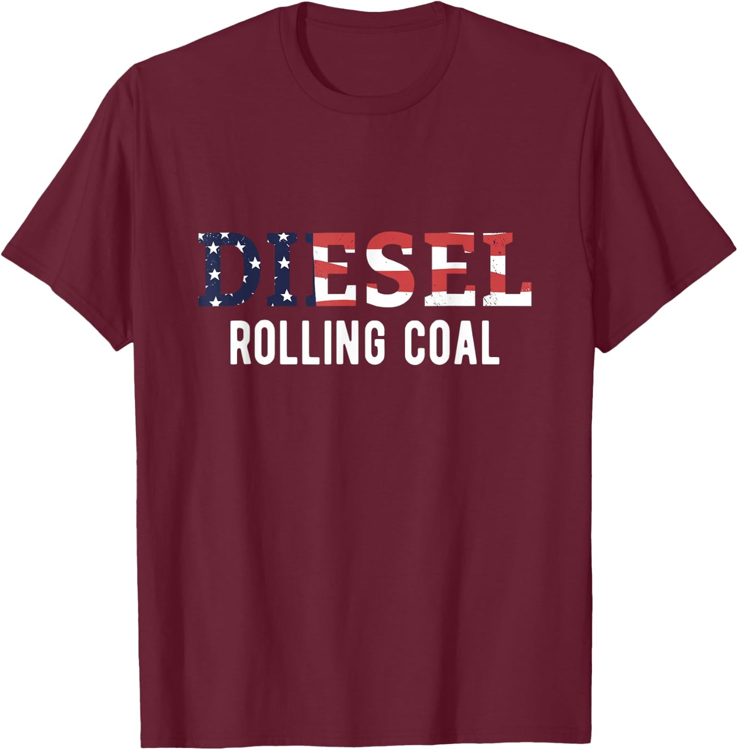 ROLL COAL TRUCK DIESEL MECHANIC: Diesel - rolling Coal T-Shirt - T-Shirt | Maroon