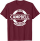 CAMPBELL Gift Funny Surname Family Tree Birthday Reunion T-Shirt - T-Shirt | Maroon