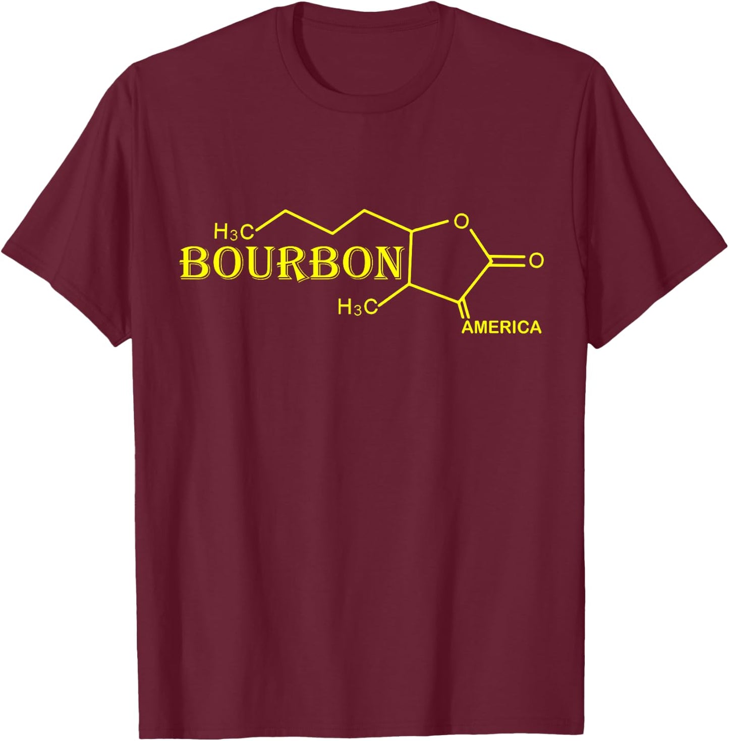 Bourbon America Chemistry Science Future Chemist Mom T-Shirt - T-Shirt | Maroon