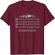 Sound of Silence Humorous Music Gift Musician T-Shirt - T-Shirt | Maroon