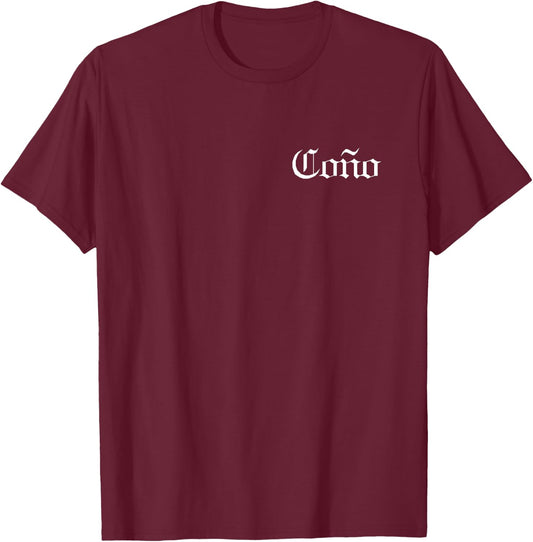 Radel dominican conio asqueroso funny cool mala palabra T-Shirt - T-Shirt | Maroon