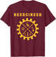 Braueister Beer Brewing Engineer - Beer Brewing Study Uni T-Shirt - T-Shirt | Maroon