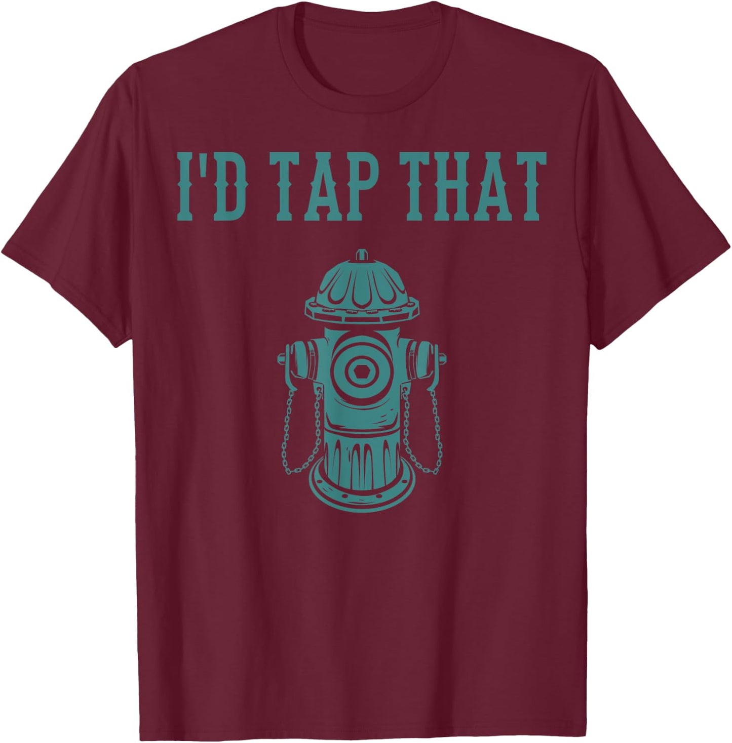 Funny Firefighter Novelty Gift Men Women Volunteer Firemen T-Shirt - T-Shirt | Maroon