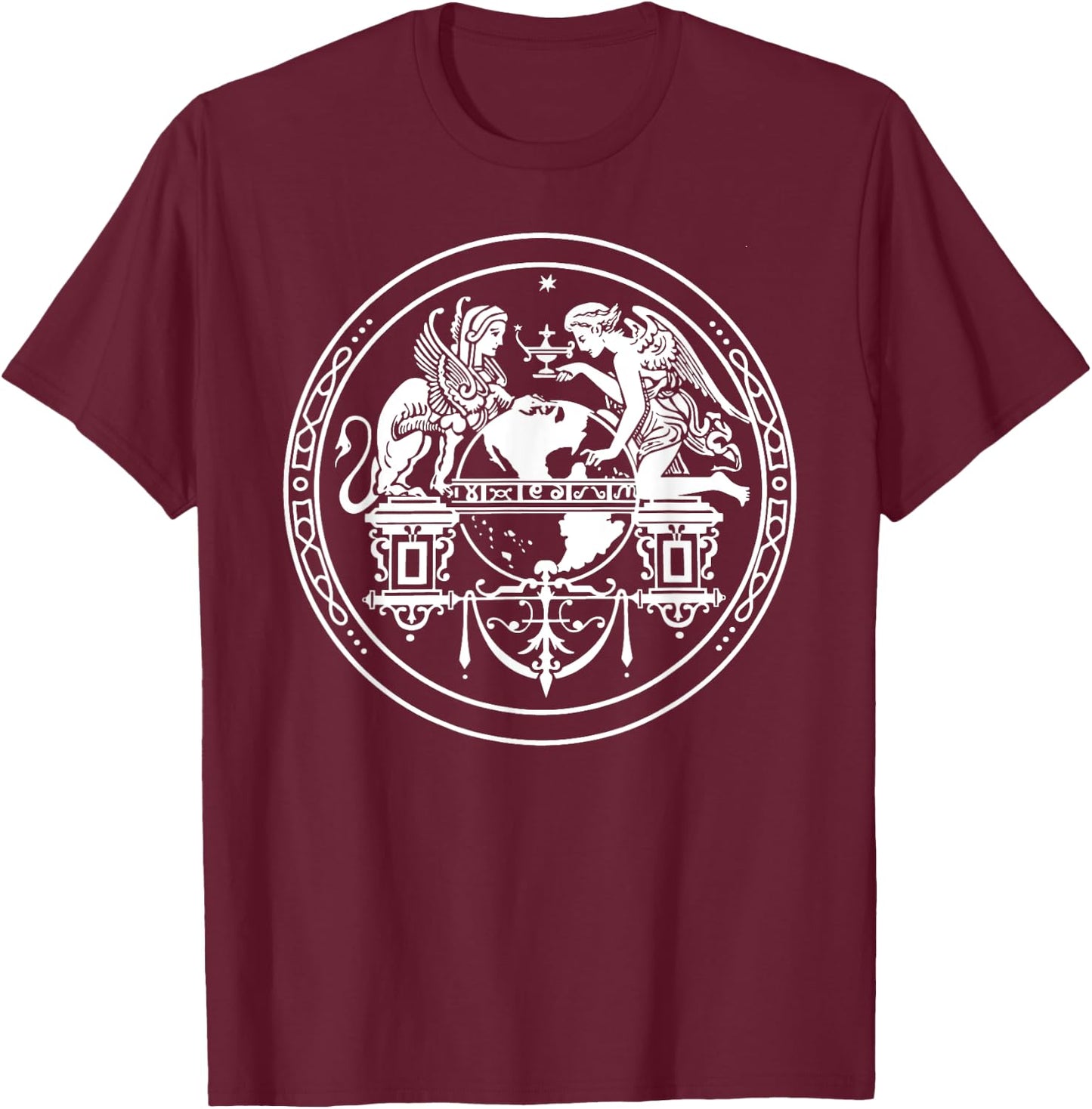 Pistis Sophia Gnosis T-Shirt - T-Shirt | Maroon