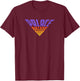 Stranger Things Palace Arcade Fading Logo T-Shirt - T-Shirt | Maroon