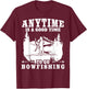 Bow Fish Hunting Bowfishing Funny Archer Fishing T-Shirt - T-Shirt | Maroon