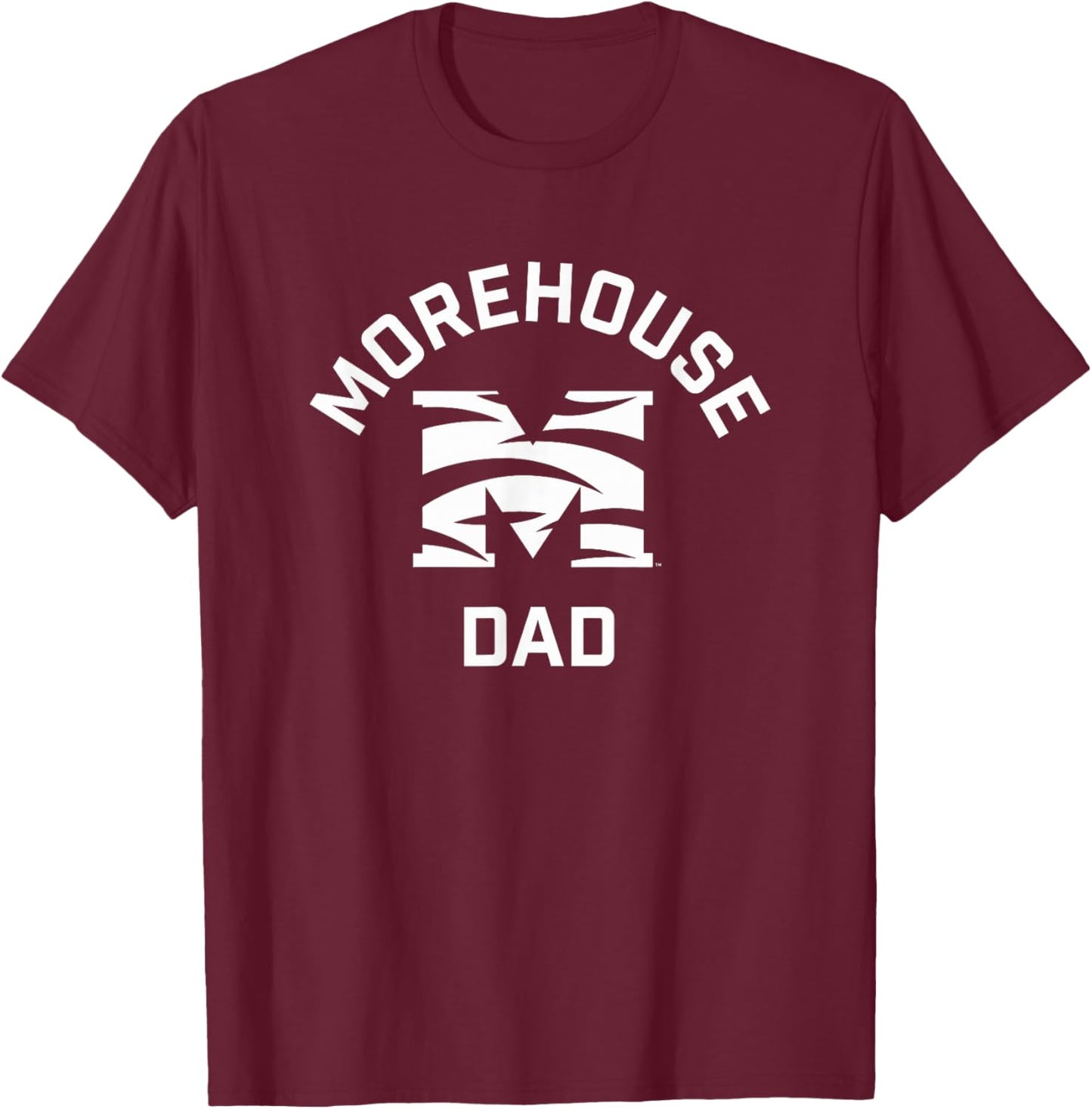 Morehouse College Maroon Tigers Arched Dad T-Shirt - T-Shirt | Maroon
