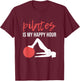 Pilates Funny Pilates Is My Happy Hour T-Shirt - T-Shirt | Maroon
