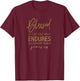 James 1:12 - Gift & Men, Christian T-Shirt - T-Shirt | Maroon