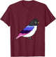 Omnisexual Bird Omnisexual Pride T-Shirt - T-Shirt | Maroon