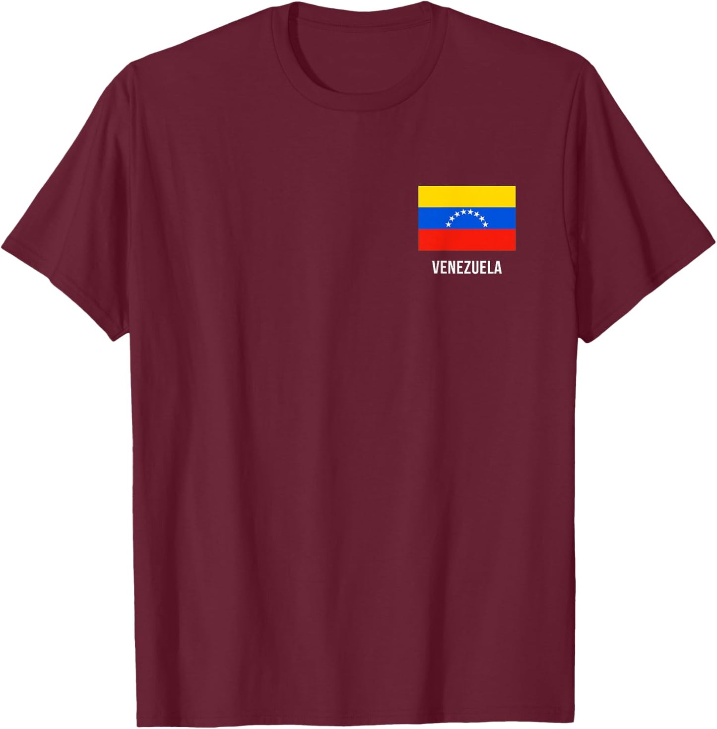 Venezuela Flag Shirt | Venezuelan T-Shirt - T-Shirt | Maroon