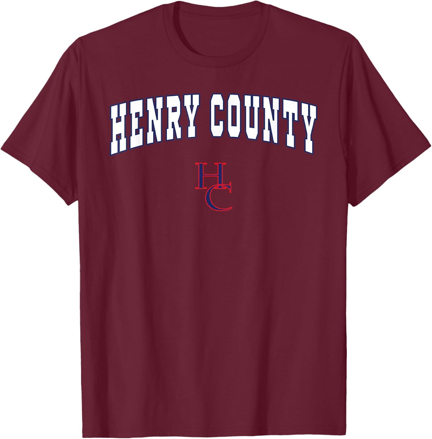 Henry County High School Patriots T-Shirt - T-Shirt | Maroon