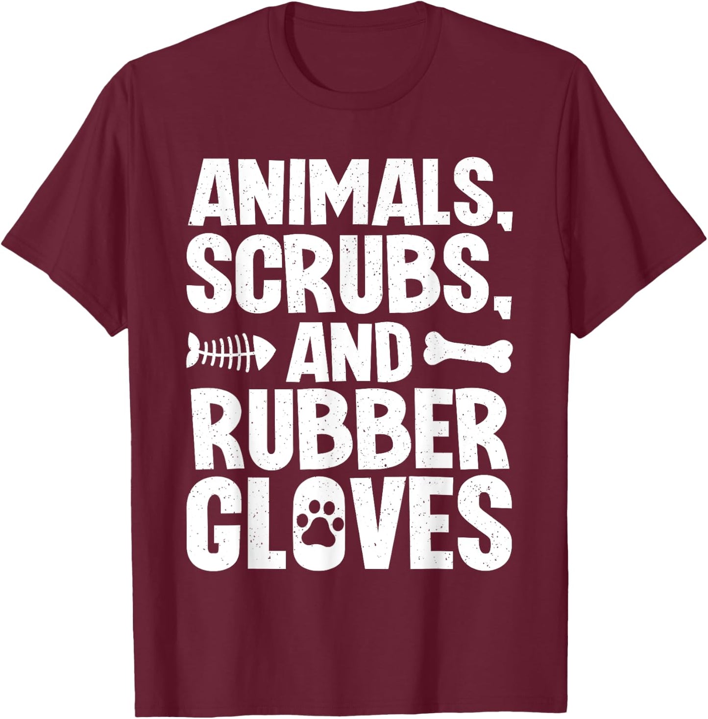 Cool Veterinary Medicine Art For Veterinarian Assistant Vet T-Shirt - T-Shirt | Maroon