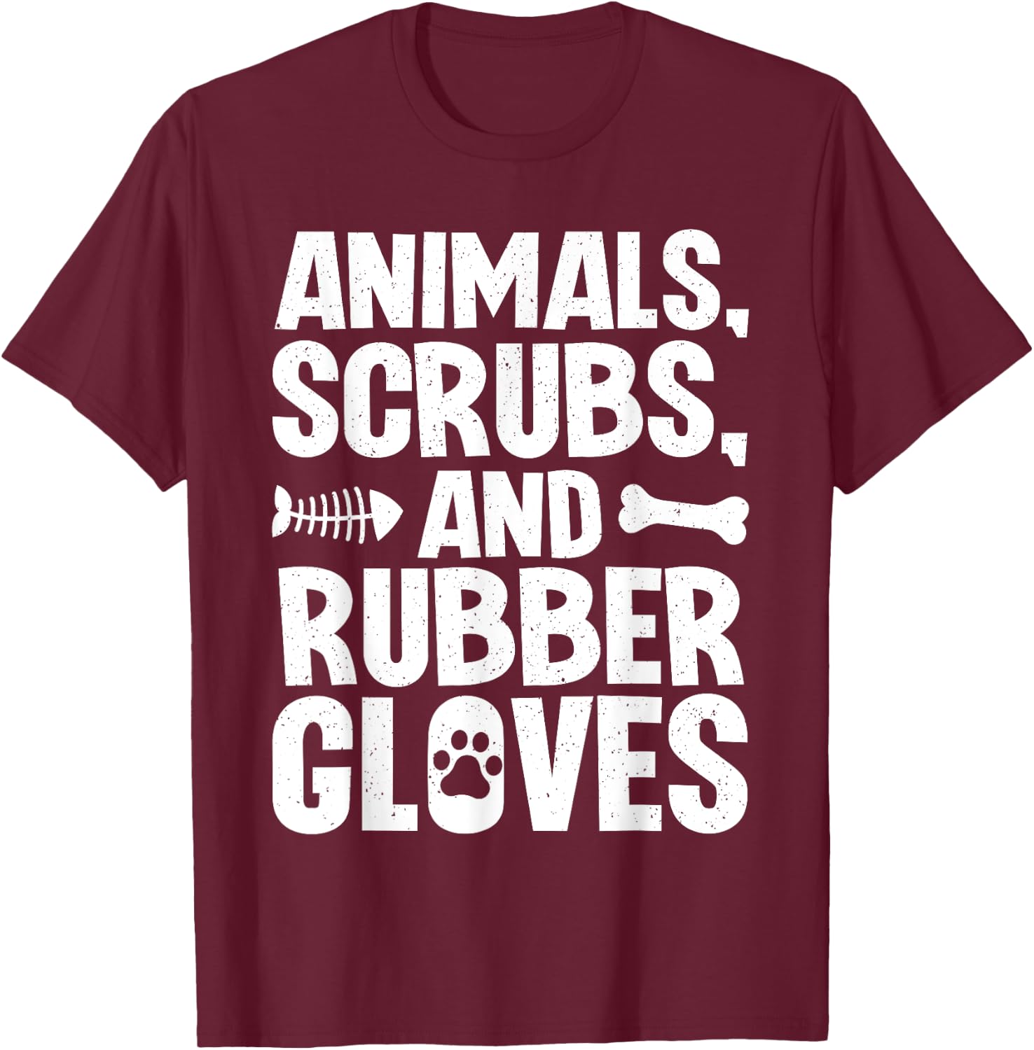 Cool Veterinary Medicine Art For Veterinarian Assistant Vet T-Shirt - T-Shirt | Maroon