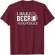 Beer Lover Funny - I Make Beer Disappear T-Shirt - T-Shirt | Maroon