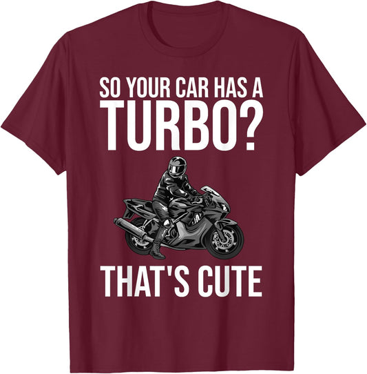 Funny Motorcycle Sportbike Gift Men Women Motorbike Lovers T-Shirt - T-Shirt | Maroon