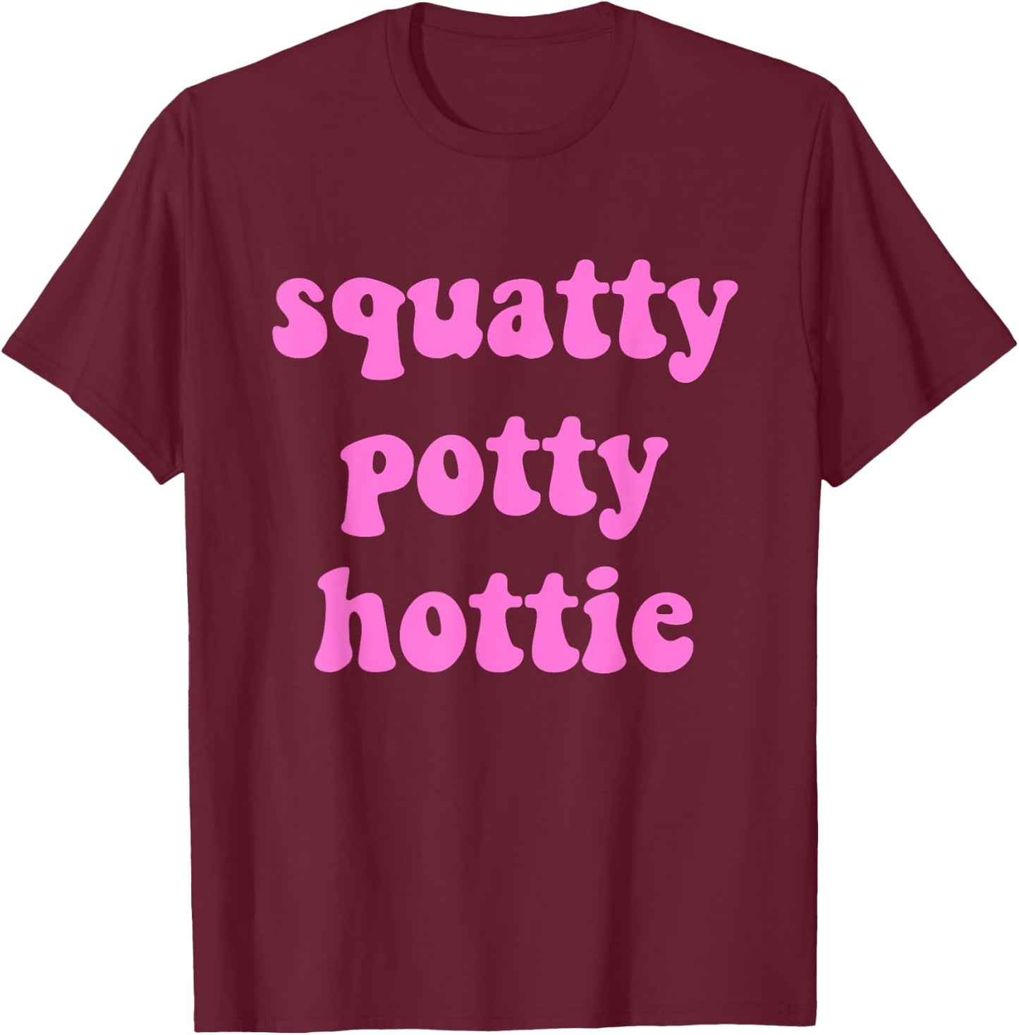 Squatty Potty Design T-Shirt - T-Shirt | Maroon