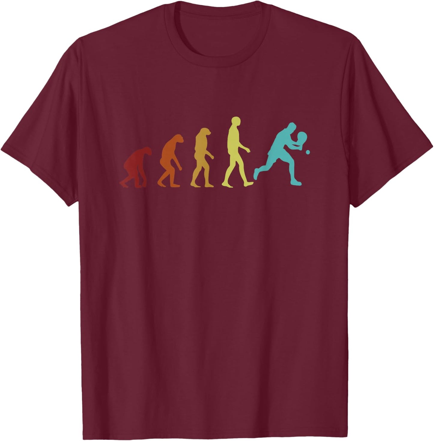Padel Evolution Platform Tennis Paddleball Padel T-Shirt - T-Shirt | Maroon