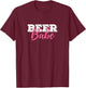 Beer Babe For A Female Beer Drinker T-Shirt - T-Shirt | Maroon