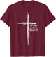 Cross I Know The Plans Verse Bible Jesus God Christian Gift T-Shirt - T-Shirt | Maroon