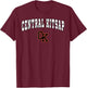 Central Kitsap High School Cougars T-Shirt - T-Shirt | Maroon