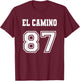 Jersey Style El Camino 87 1987 T-Shirt - T-Shirt | Maroon