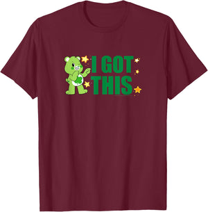 Care Bears Good Luck Bear I Got This Cute Cartoon T-Shirt - T-Shirt | Maroon