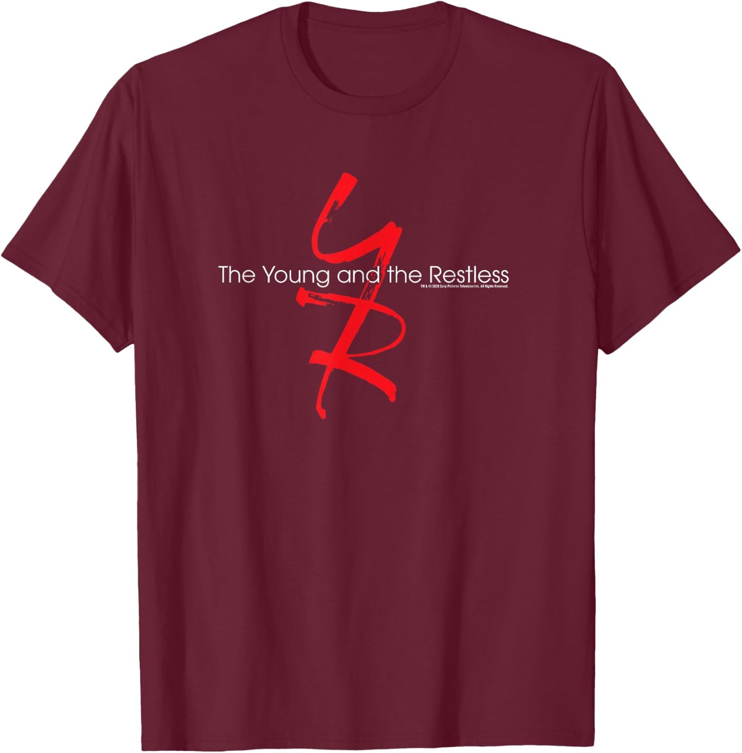 The Young & The Restless Full Color Logo T-Shirt - T-Shirt | Maroon